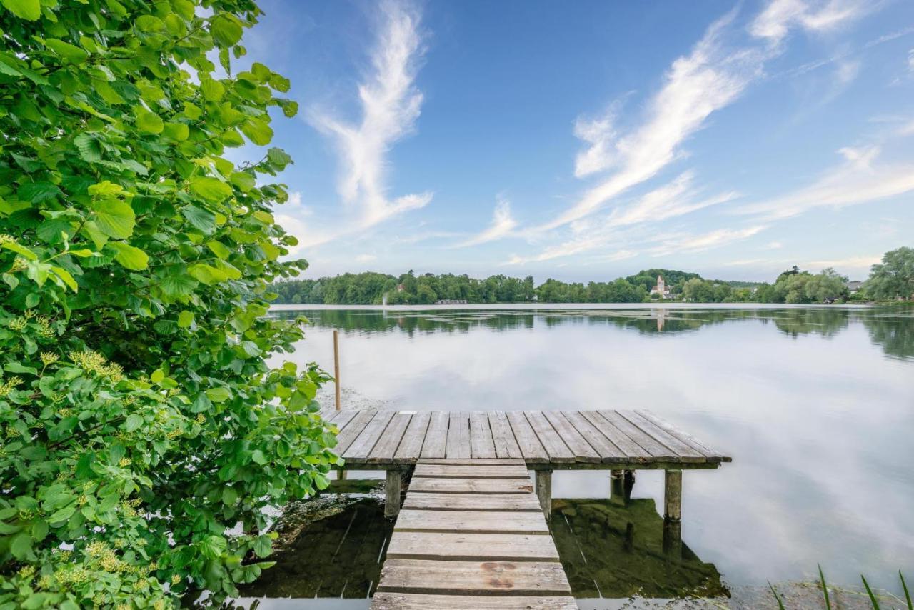 Sopherl Am See - Fruehstueck Auf Der Seeterrasse, Sehr Ruhig Und Wunderschoen Am See, 3 Minuten Nach Oberpfaffenhofen, Viele Radtouren, Restaurants & Cafes In Der Umgebung Wessling Ngoại thất bức ảnh